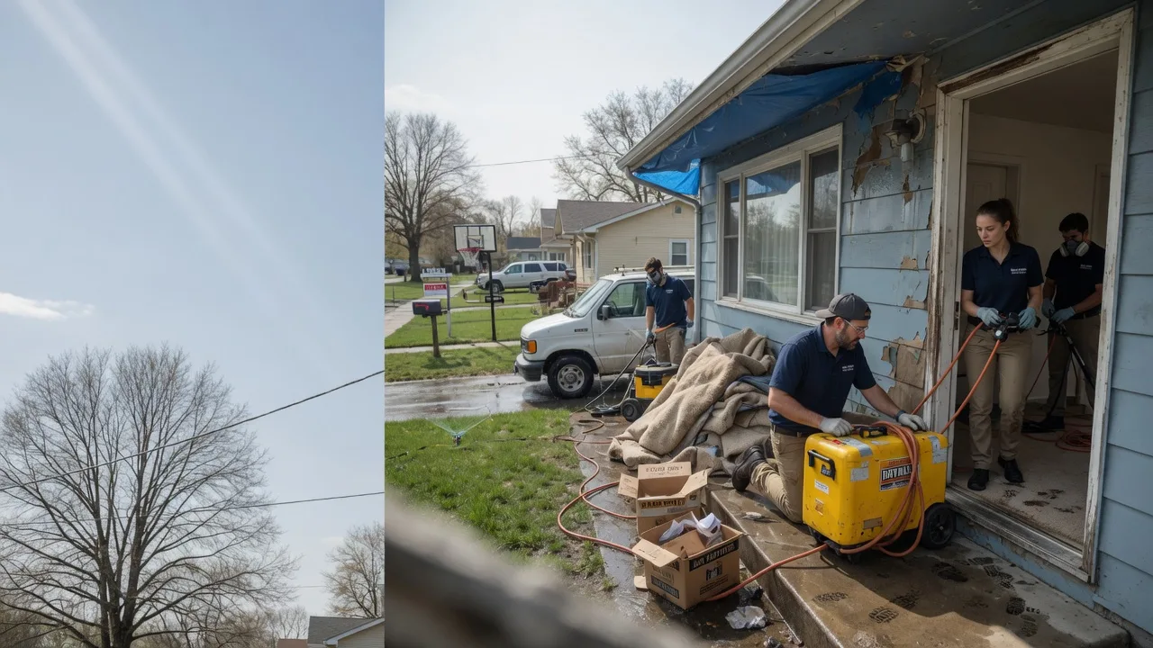 Basement Flood Cleanup in Mill Creek, IN near me